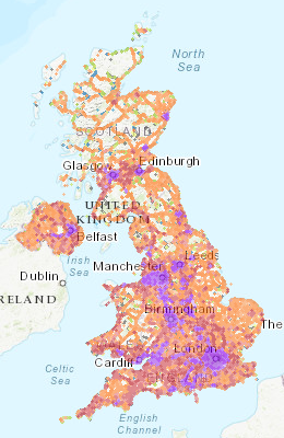 Vodafone coverage map